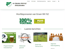 Tablet Screenshot of groenwit.nl